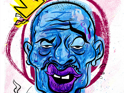 Kings of Comedy #10 Dave Chappelle art dave chappelle editorial illustration portrait