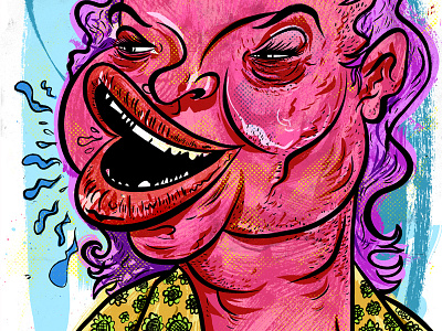 Kings Of Comedy #12 Roseanne Barr comedy editorial illustration portrait