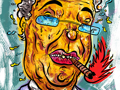 Kings Of Comedy #16 Ron White art editorial illustration portrait ron white