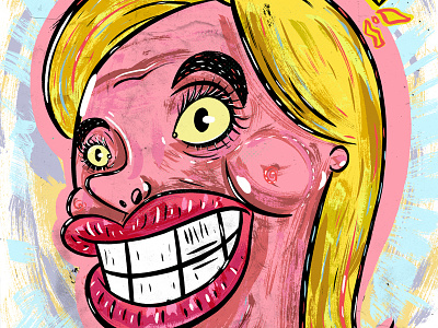 Kings of comedy #37 Christina Pazsitzky editorial illustration portrait