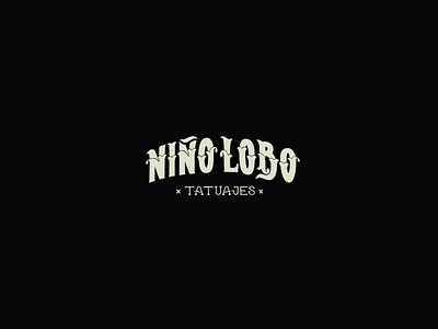 NINO LOBO TATUAJES badged branding design graphic design illustration illustrator logo tshirt vector