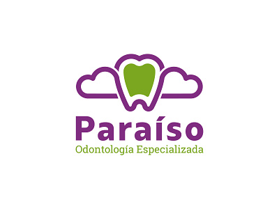 Paraíso Dental Logo dental dentist logo odontology paradise specialized