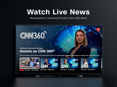 CNN Everywhere - Aplicativo de Streaming para TVs