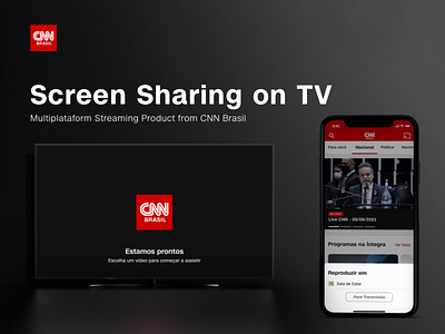 CNN Everywhere - Aplicativo de Notícias da CNN Brasil app appletv chromecast cnn live mobile news screen sharing streaming tv ui ux