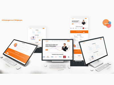 HR Management design graphic design ui webpage website