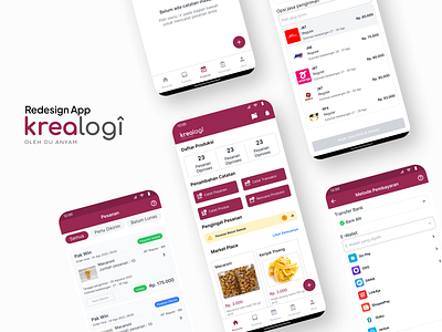 Redesign Krealogi App