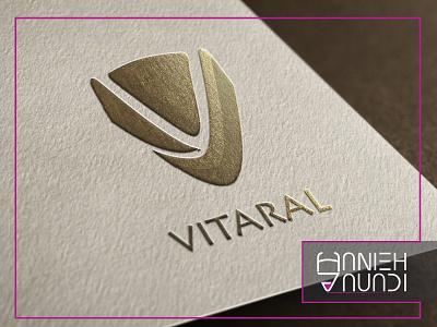 VITARAL 2d logo 3d logo company logo design graphic design hand drawn logo logo modern logo