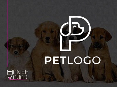 Pet shop and clinic 2d logo 3d logo company logo design graphic design hand drawn logo lineart logo modern logo monogram