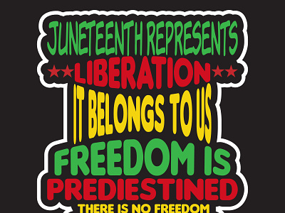 Juneteenth T-shirt design