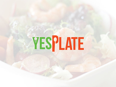 YesPlate branding food healthy identity logo logotype natural negative philippines pinoy wordmark