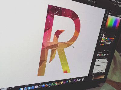 R Logo branding design letter logo mark oooo portfolio type typeface word