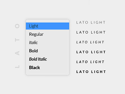 Lato Font Designs Themes Templates And Downloadable Graphic Elements On Dribbble