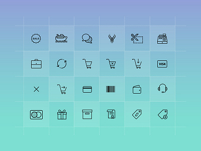 E-commerce Icons - Daily UI challenge #07