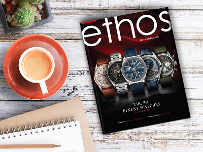 The Ethos Watch Guide Volume II branding cover cover art cover artwork cover book cover design covers ethoswatches luxury brand luxury design magazine magazine cover magazine design magazine illustration uxpundit watches