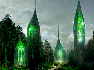 High Elven Architecture architecture design elf elven fantasy high elf