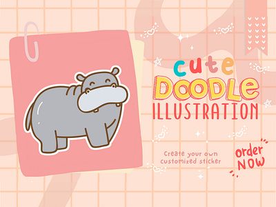 Cute Doodle 8 branding cartoon character chibi cute design design logo doodle doodle art graphic design hand drawn icon identity illustration kawaii logo ui vector