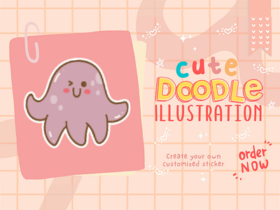 Cute Doodle 20 branding cartoon character chibi cute design design logo doodle doodle art graphic design hand drawn icon identity illustration kawaii logo sticker ui vector