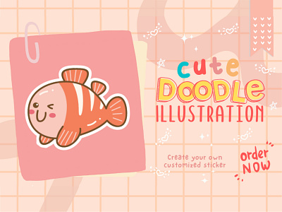 Cute Doodle 23 branding cartoon character chibi cute design design logo doodle doodle art graphic design hand drawn icon identity illustration kawaii logo sticker ui vector