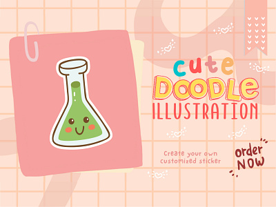 Cute Doodle 44 art branding cartoon character chibi cute design design logo doodle doodle art graphic design hand drawn icon identity illustration kawaii logo sticker ui vector