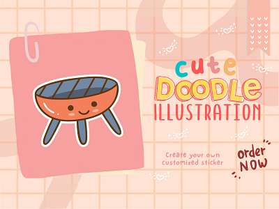 Cute Doodle 47 art branding cartoon character chibi cute design design logo doodle doodle art graphic design hand drawn icon identity illustration kawaii logo sticker ui vector
