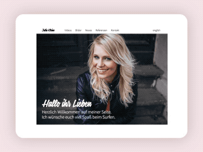 Onepager for Anchor Julia Kleine