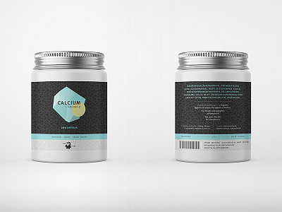 Food supplement packaging brand branding food packaging supplement type typography