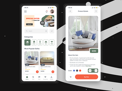 Furniture e-commerce app