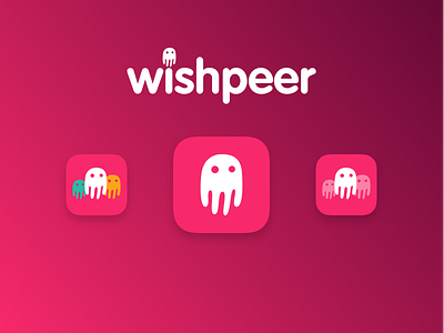 App Icon Wishpeer app ghost icon logo naming