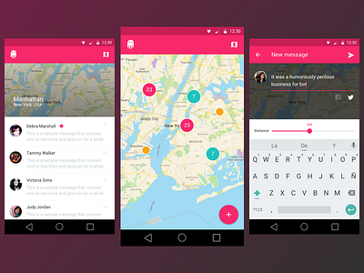 App - Wishpeer android app compose list map mapview material material design