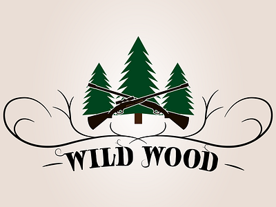 Wild Wood Logo adobe illustrator design forest hunting illustration logo vector wild wood