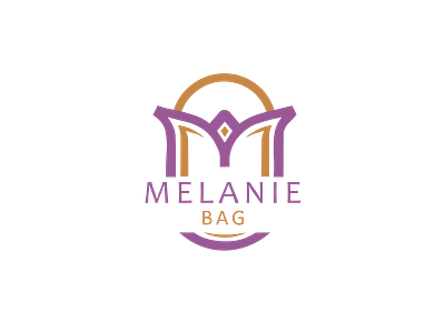 MELANIE FASHION branding graphic design logo