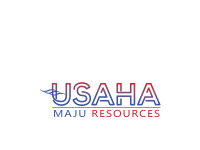 USAHA MAJU RESOURCES branding graphic design logo