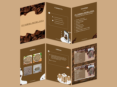 Coffee Catalogue Design branding catalogue banner graphic design