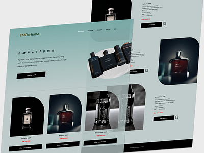 EMPerfume - Website Design design graphic design ui ux web design