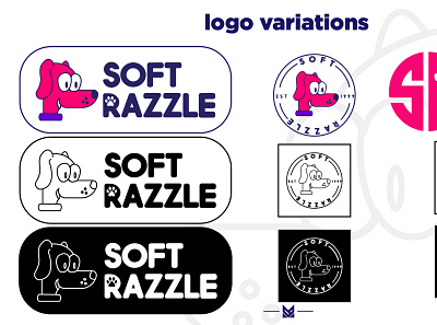 Soft Razzle Logo concepts ads advertisement animation app branding design graphic design illustration logo vector