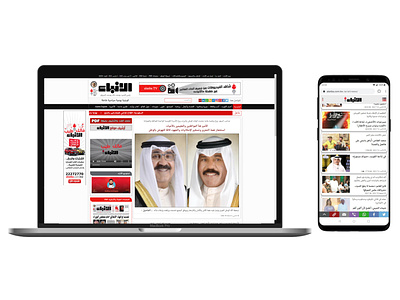 alanba newspaper - Web Design