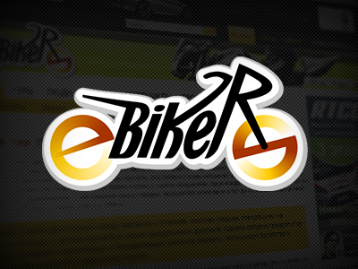 Ebikers logo bike logo