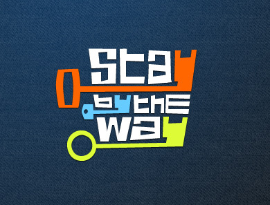 Stay by the way logo key logo