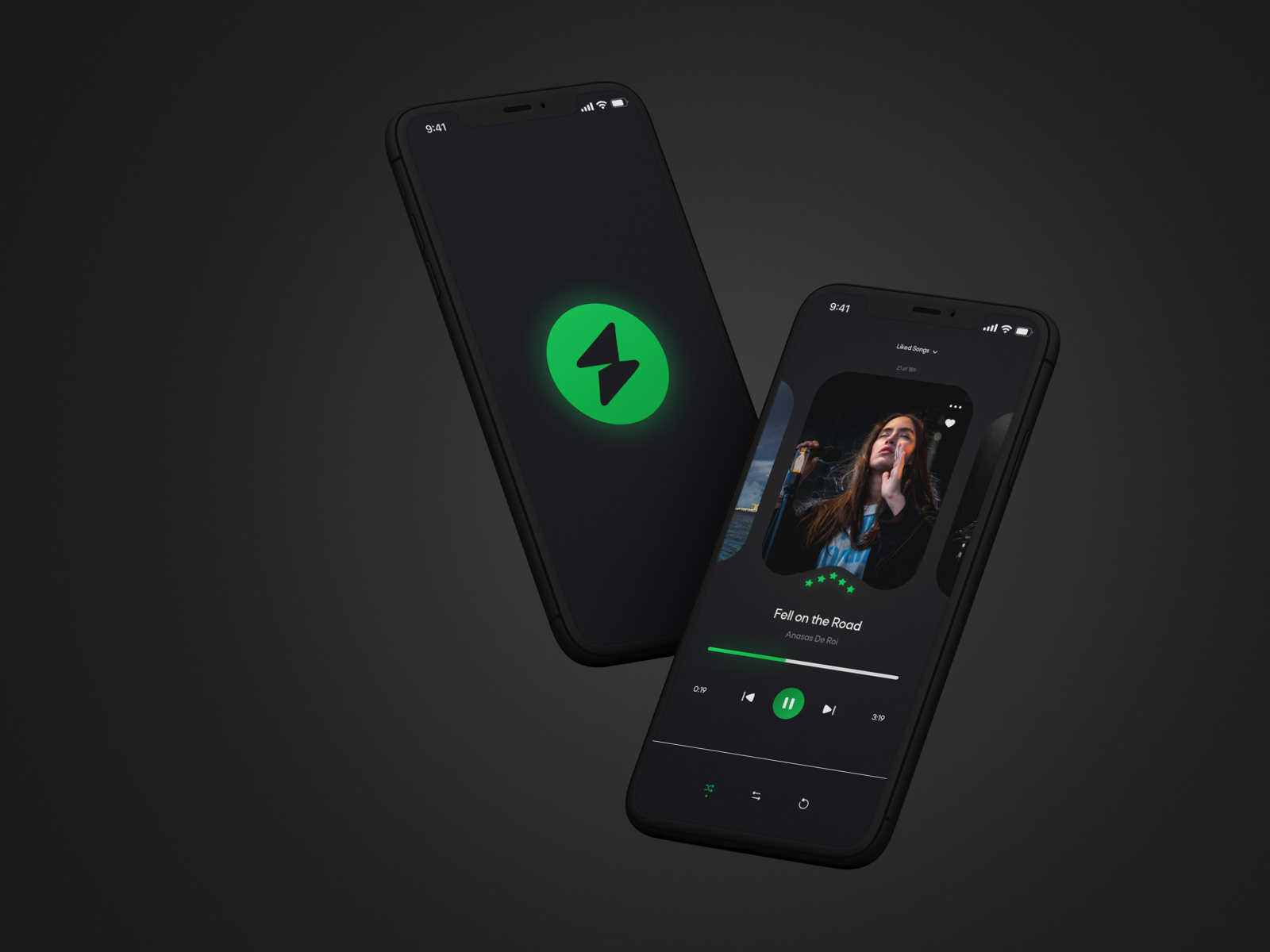 Music Player App (Dark Mode) by Shayan Saleem on Dribbble