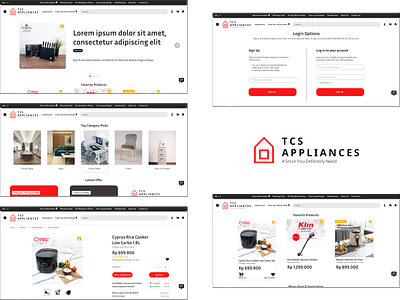 TCS Appliances Website