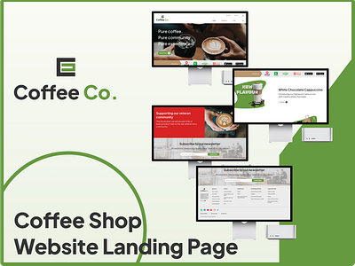 Coffee Shop Website Landing Page