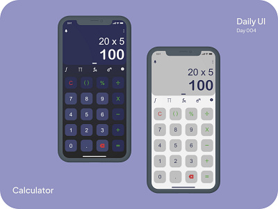 Calculator #DailyUI #004