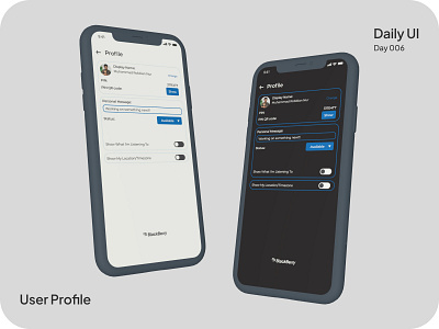 User Profile #DailyUI #006 design mobileapp ui userprofile