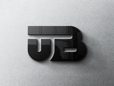 UB monogram 3d branding graphic design logo logo design logomark logotype monogram proposal typography utility vector visualidentity
