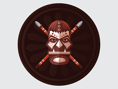 African mask africa african art character design ethnic illustration mask meelantche tradition vector spear tribe