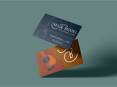 Carson Brooks Branding branding business cards graphic design illustrator logo