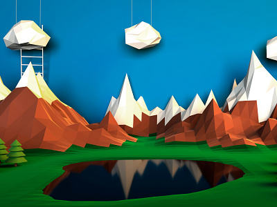 Mountains illustration