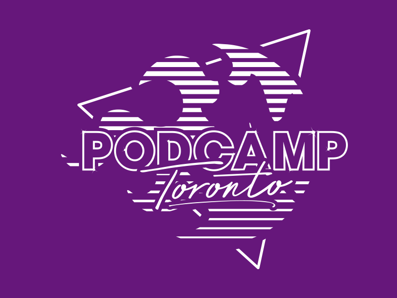 PCTO19 Shirts icon typography ontario branding vector design social media podcasting leaf logo wordpress canada podcast conference toronto podcamp