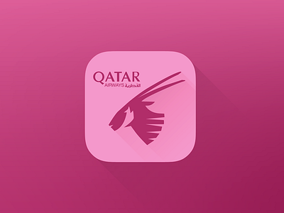 Qatarairways Flat Icon Iphone airways app flat flight icon ios7 iphone mobile qatar ui ux