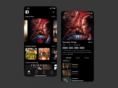 World of Movies App app app design design movie prototype ui ux